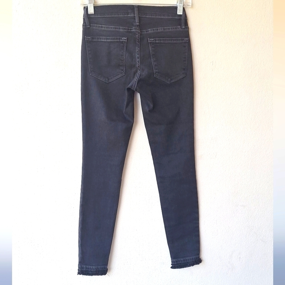 Frame Le Skinny de Jeanne Gray Denim Women's Size 25 - Picture 5 of 13